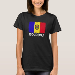 Moldavische vlag ondersteunt Moldavische volksmati T-shirt
