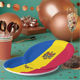 Moldavische vlag papieren bordje