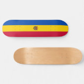 Moldavische vlag persoonlijk skateboard (Horizontaal)