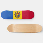Moldavische vlag persoonlijk skateboard (Horizontaal)