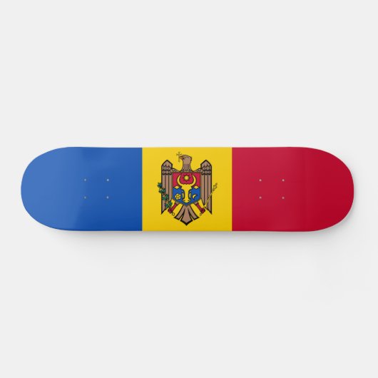Moldavische vlag persoonlijk skateboard (Horizontaal)