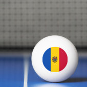 Moldavische vlag pingpongbal (Net)