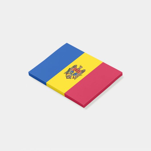 Moldavische vlag post-it® notes (Schuin)