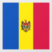 Moldavische vlag raamsticker (Vel)