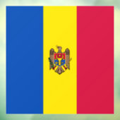 Moldavische vlag raamsticker (Vel 3)