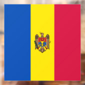 Moldavische vlag raamsticker (Vel 2)