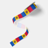 Moldavische vlag satijnen lint (Achterkant)