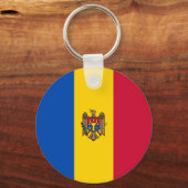 Moldavische vlag sleutelhanger (Achterkant)
