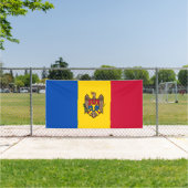 Moldavische vlag spandoek (Insitu)