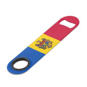Moldavische vlag speed flessenopener (Voorkant Gekanteld)