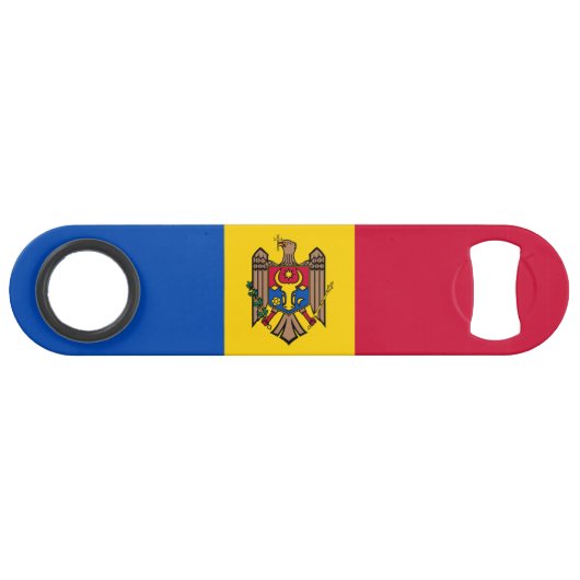 Moldavische vlag speed flessenopener (Voorkant (Horizontaal))