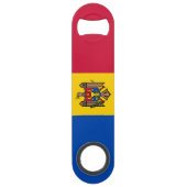 Moldavische vlag speed flessenopener (Achterkant)