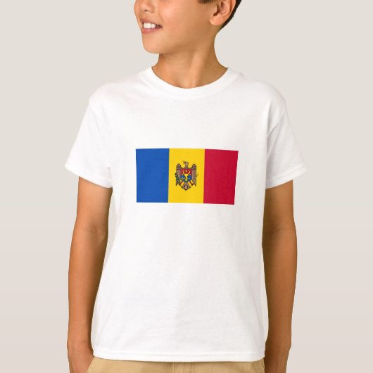 Moldavische vlag t-shirt (Voorkant)