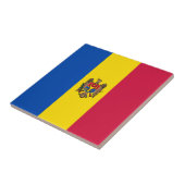 Moldavische vlag tegeltje (Zijkant)