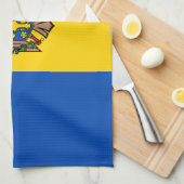 Moldavische vlag theedoek (Quarter Fold)