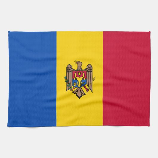 Moldavische vlag theedoek (Horizontaal)