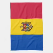 Moldavische vlag theedoek (Verticaal)