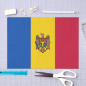 Moldavische vlag tissuepapier (Craft)