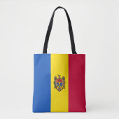 Moldavische vlag tote bag (Voorkant)