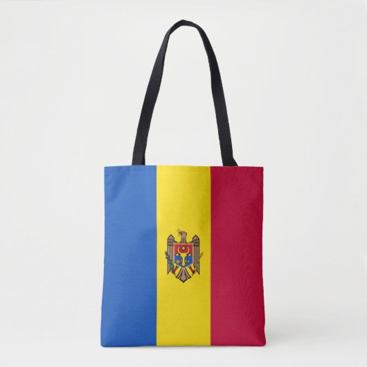 Moldavische vlag tote bag (Voorkant)