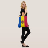 Moldavische vlag tote bag (Op model)