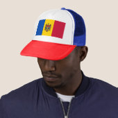 Moldavische vlag trucker pet (In situ)