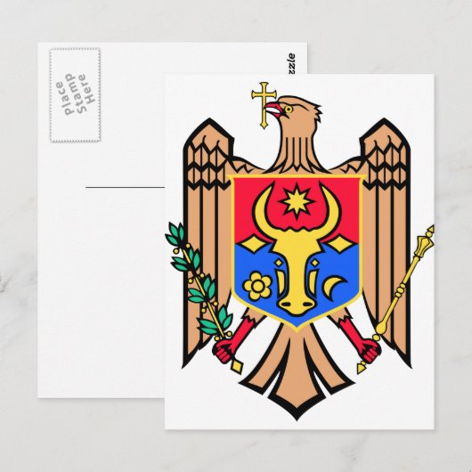 Moldavische wapenstilstand briefkaart (Voorkant / Achterkant)