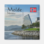 Molde Noorwegen Souvenir Magneet (Voorkant)