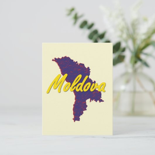 Moldova Briefkaart (Staand voorkant)