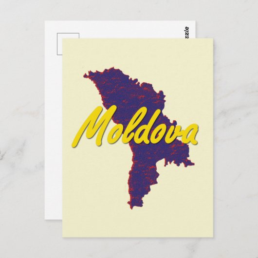 Moldova Briefkaart (Voorkant / Achterkant)