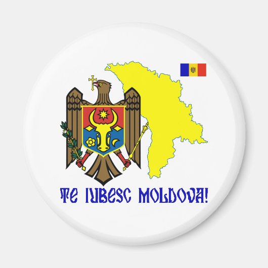 Moldova Magneet (Voorkant)