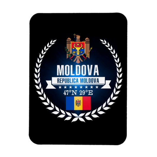 Moldova Magneet (Verticaal)