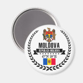 Moldova Magneet (Voorkant / Achterkant)