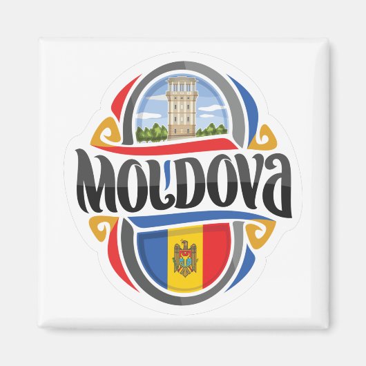 Moldova Magneet (Voorkant)