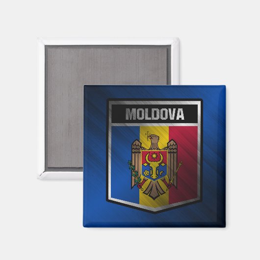 Moldova Magneet (Voorkant / Achterkant)