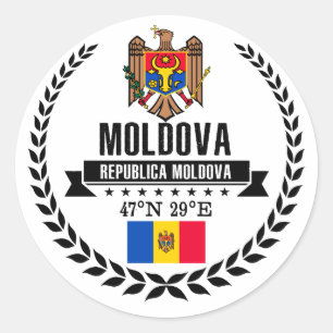 Moldova Ronde Sticker