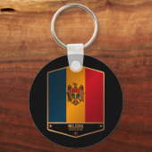 Moldova Sleutelhanger (Voorkant)