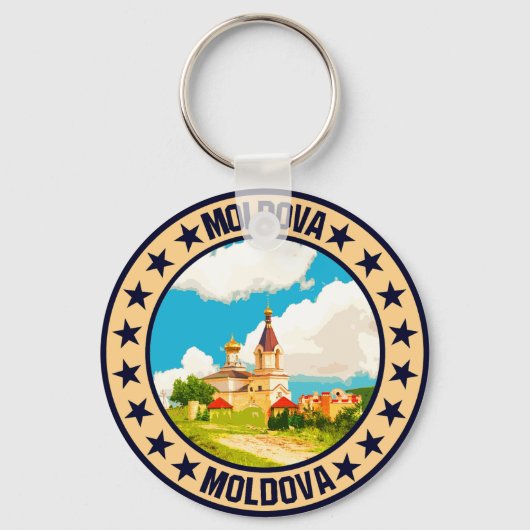 Moldova Sleutelhanger (Achterkant)