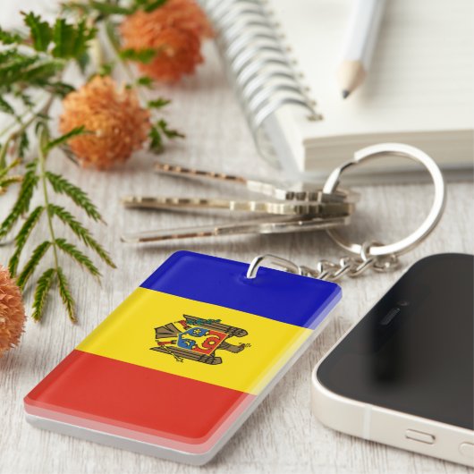 Moldova Sleutelhanger (Voorkant Rechts)