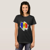 Moldova Splash T-shirt (Voorkant volledig)