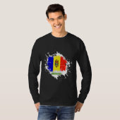 Moldova Splash T-shirt (Voorkant volledig)