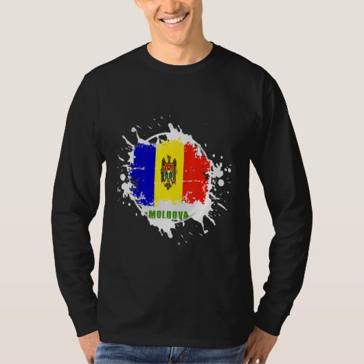Moldova Splash T-shirt (Voorkant)