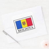 Moldova Vierkante Sticker (Envelop)