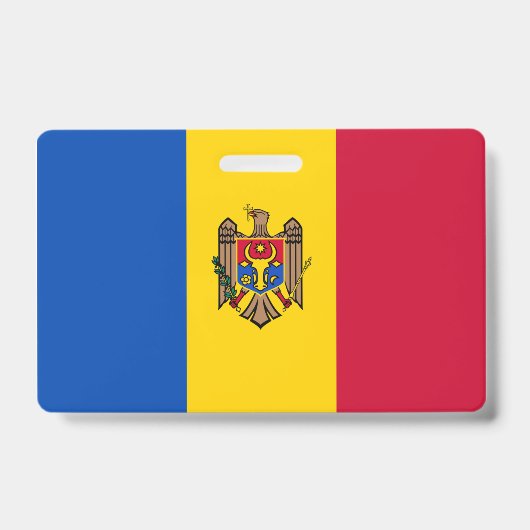 Moldova Vlag Badge (Voorzijde)