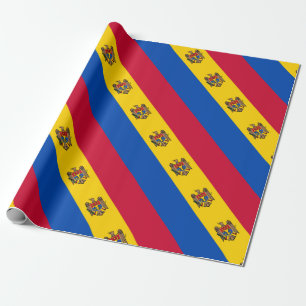 Moldova Vlag Cadeaupapier