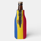 Moldova Vlag Flesjeskoeler (Fles Achterkant)