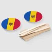 Moldova Vlag Handwaaier (Niet-gemonteerd)