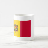 Moldova Vlag Koffiemok (Center)