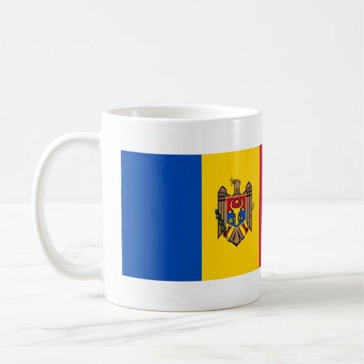 Moldova Vlag Koffiemok (Links)