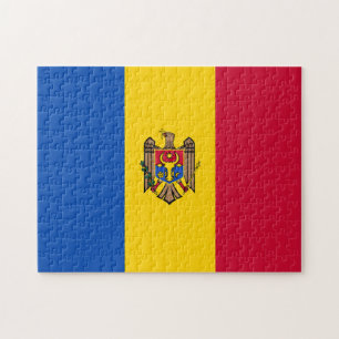 Moldova Vlag Legpuzzel